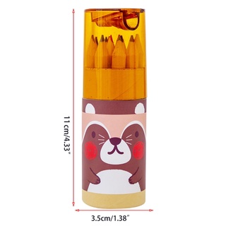 Yoo 120 lápices de bolsillo de colores 12 colores vivos únicos con estuche sacapuntas (2)