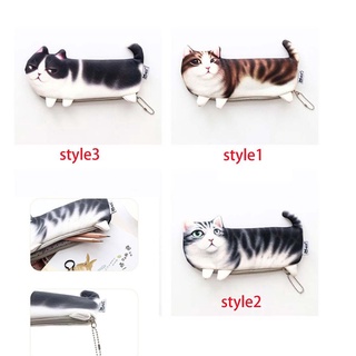 GRITIN Moda Estuche para lápices de gato Portátil Bolsa con cierre Estuche Silicona Cosmético CALIENTE Billetera Bolsa de monedas (2)