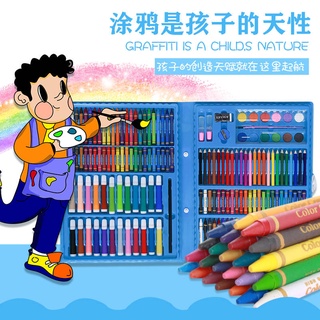 calculadora productos al contado Set de pintura de pluma de acuarela para niños Caja de regalo Cepillo Crayon Kindergarten Regalo Artículos de arte de la escuela primaria (1)