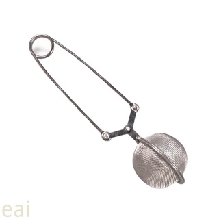 colador de acero inoxidable bola de malla de té hojas filtro exprimir cuchara de bloqueo