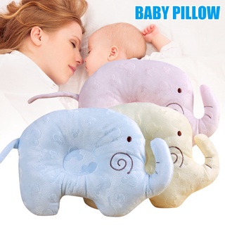 [spr] almohada suave prevenir cabeza plana terciopelo algodón soporte de dormir almohada para niños pequeños