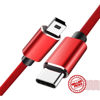 Type-c to Mini 5P USB Cable Type-c to Mini T-port OTG A2F5 (1)