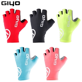 giyo breaking wind ciclismo medio dedo guantes antideslizantes guantes de bicicleta de carretera racing guantes mtb biciclet guantes ciclismo