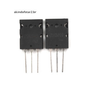 1 Par Ou 2pçs Transistor To-3Pl 2sa1943-o 2sc5200-o 2sa1943 2sc5200 A1943 C5200