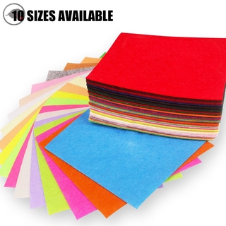 40 pzs hojas De tela no tejidas Para manualidades/Diy/multicolores/multicolores (2)