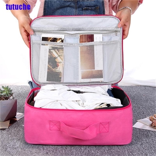 tutuche Family Travel Bag Large Capacity Suitcase Trolley Waterproof Case Storage Bag (1)