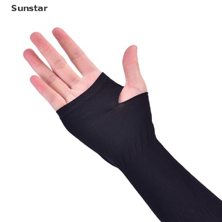 [Sunstar] 1 par de mangas de enfriamiento para brazo, protección UV, protección solar, deportes al aire libre para hombres y mujeres