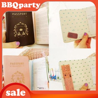 BBQparty Fashion PVC pasaporte ID tarjeta de crédito cubierta de viaje Durable titular caso