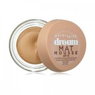 Base de maquillaje Maybelline Dream Matte Mousse, Creamy Natural, 0.64 fl. onz tono MEDIO