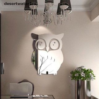 Dwmx 3d owl art mirror decal vinyl mural wall stickers home decor removable diy Glory