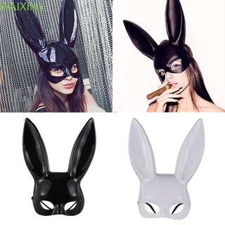 BEAUTYFACE Mujeres Mascarada Diadema Traje de cosplay Orejas de conejo Mascara Sexy Bunny Girl Halloween Props Parte
