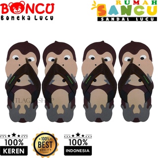 Lindo mono personaje Sancu sandalias