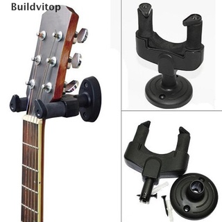 [Buildvitop] soporte de colgador de guitarra eléctrica soporte de gancho de pared para guitarra de todos los tamaños. (1)