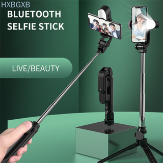 Teléfono móvil Selfie Stick telescópico Bluetooth 4.0 Selfie trípode transmisión en vivo Smartphone titular, negro (1)