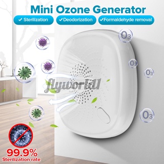 128x128x45mm Mini Air Purifier 150m3/h Deodorizer Negative Ozone Generator Odor Eliminator