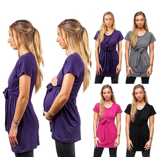 Fashion Maternity Nursing Clothes Breastfeeding Clothing Pregnancy tops Nursing T-shirt