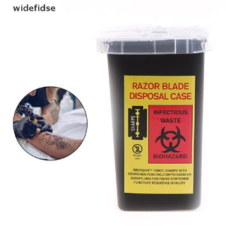 widefidse 1PC Tatuaje Médico Plástico Afilados Contenedor Biohazard Eliminación De Agujas Caja De Residuos [Caliente]