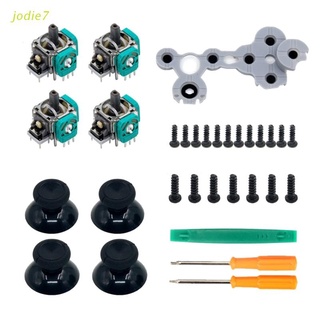 jodie7 3d analógico joystick sensor módulo tapa conductiva silicona goma tornillos herramienta controlador parte de reparación compatinle con xb one