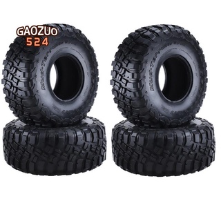 4PCS 120mm 2.2 Mud Grappler Rubber Tyre Wheel Tires for 1/10 RC Crawler Traxxas TRX4 TRX6 Axial SCX10 90046 Wraith