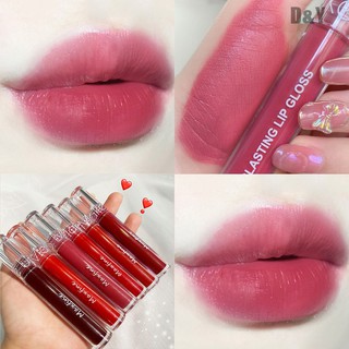 Maxfine 6 Colors Velvet Matte Waterproof Lip Gloss Long Lasting Lip Gloss Lipstick Lips Liptint