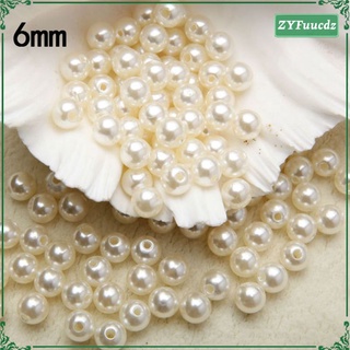 500 pzs espaciador de perlas de plástico de color mixto de 6 mm para hacer joyas diy