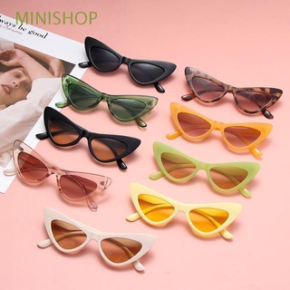 MINISHOP BREW Gafas de sol femeninas Accesorios Marco pequeño Gafas de sol retro Estrecho Uv400 Ropa de calle Chic Gafas de moda
