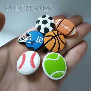 Crocs Jibbitz Pins Colorfully Sports Basketball Football DIY Shoes Charm Button