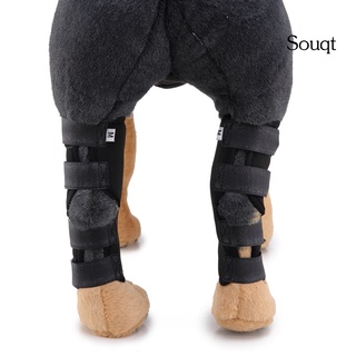 Sqyg 1 par de rodilleras para perros/mascotas/soporte para piernas/protectores de rodillera de seguridad para piernas (9)