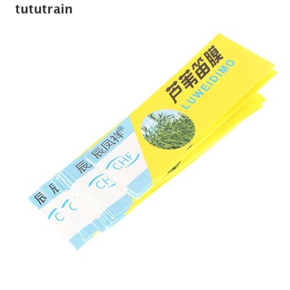 tututrain 10pcs especial de flauta de bambú natural diafragma dizi y metal flauta membrana mx