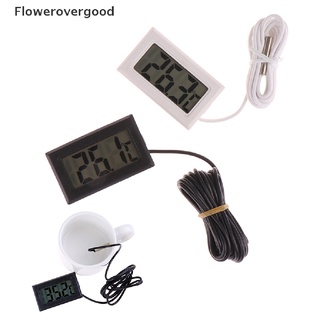 fgmx 1pc digital lcd termómetro sensor monitor acuario pantalla detector de humedad caliente
