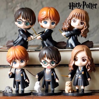 Harry Potter Ron Weasley Hermione Granger Mini figura decoración