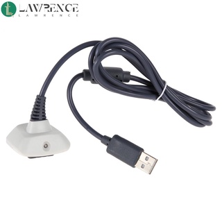 [lawrence] Cable Cargador USB Play De Carga Para Mando Inalámbrico XBOX 360