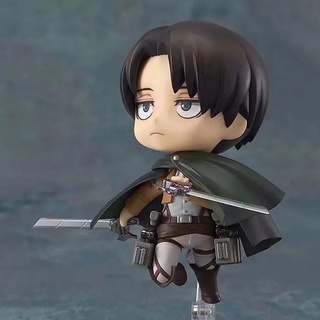 YICHENG Cartoon Action Figurine Miniatures Attack on Titan Toy Figures Collection Model Statue Levi Cleaning Ver Levi Ackerman Home Ornaments Eren Jaeger Model Toys (6)