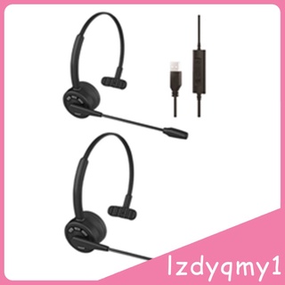 bluetooth v5.0 pro auriculares auriculares con micrófono usb cable de carga de carga de batería incorporada teléfono auriculares para el hogar (9)
