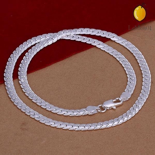 Collares de cadena de serpiente declaración cadena de plata esterlina 925 hombres collar moda 5MM cadenas joyería regalos de navidad