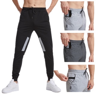 Pantalones deportivos de los hombres leggings pantalones fitness moda casual pantalones de entrenamiento