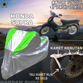 Premium Supra - funda para motocicleta, color verde plateado, para HONDA Supra