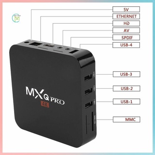 prometion mxq-pro smart network tv decodificador rk3229 7.1 smart tv-caja de alta definición internet tv box home media player