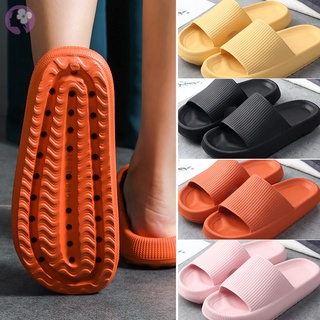 (envío Gratis) sandalias gruesas para mujer Plataforma Interior sandalias Eva baño sandalias Piso hogar Desliza damas zapatos De verano suaves (1)