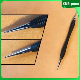 [xmeljuwn] herramientas de tallado de cuero para artesanía de cuero, cucharas de cuero, herramienta de tallado de cuero, prensa de bricolaje de cuero