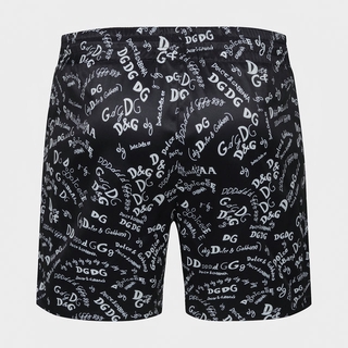 dolcr&gabbana hombres verano casual moda calle estilo negro pantalones cortos de los hombres de secado rápido trajes de baño correr deportes malla forrada pantalones cortos de playa (2)