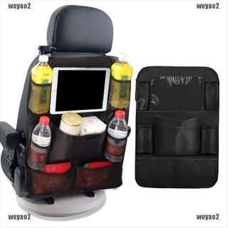 [Woyao] Organizador de coche Multi-bolsillo coche Auto teléfono bolsillo bolsa de coche asiento trasero organizador