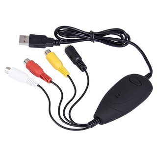 Ezcap172 USB Audio Video Grabber Capture convertir vídeo analógico de VHS 8 mm, grabadora de cámara de vídeo, reproductor de DVD soporte Win7/8/10