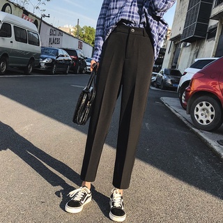 Mujer 2021 verano coreano suelto nueve pantalones