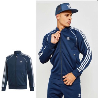 Adidas CLASSIC NAVY GRADE ORIGINAL Jacket - ADIDAS hombre mujer SWEATER - RUNNING - Chamarra deportiva