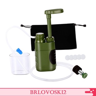 [brlovoskimx] compacto portátil de supervivencia filtro de agua de paja purificador de filtración de emergencia (8)