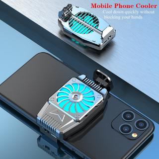 h15 teléfono móvil enfriador silencioso teléfono radiador pubg controlador mango luz led ventilador de refrigeración (1)