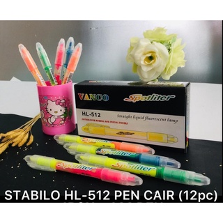 STABILO 2 colores resaltador bolígrafo 1 paquete 12Pcs