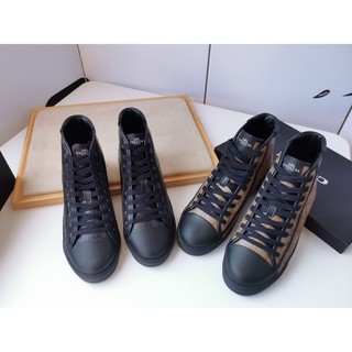 nuevo coach hombres casual zapatos de lona cuero (1)