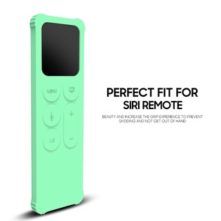 Remote Controller Silicone Dustproof Cover Home Storage Protective Case for Apple TV Remote Controller Case For Apple TV 4 abloom